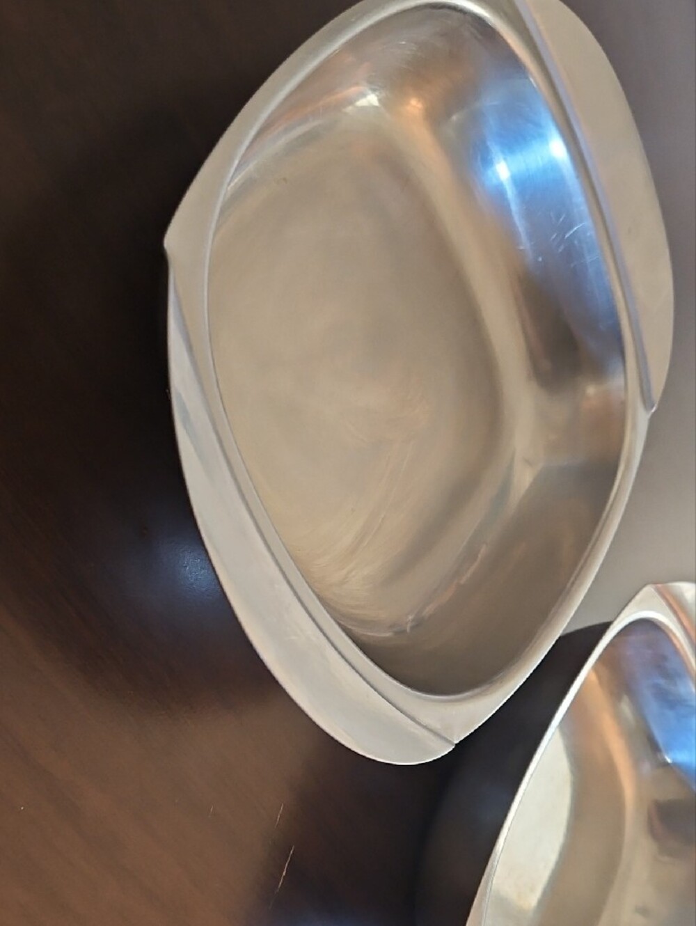 Vintage CULTURA Stainless Steel Set Of TWO (2) Serving Bowls Sweedish 18/8